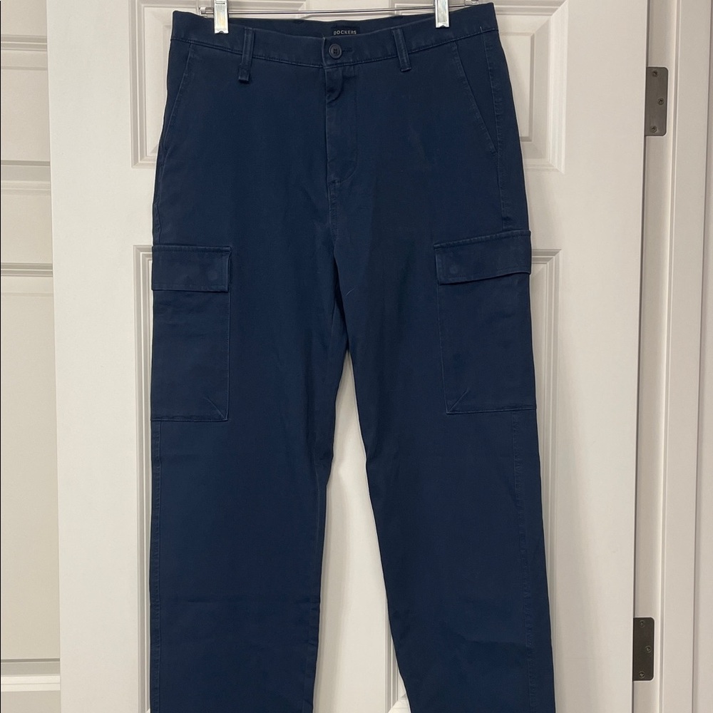 Dockers Men's Dark Blue Cargo Pants